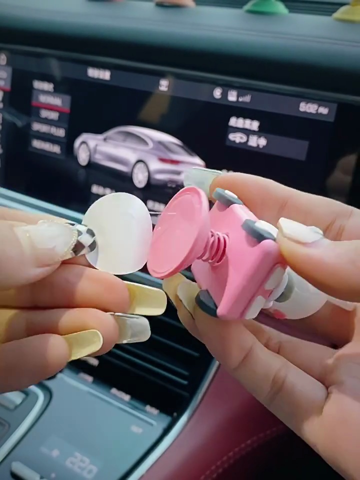 HIMISS Cartoon Animal Car Decoration Spring Shaking Head Toy Creative Car Interior Dashboard Home Desktop Accessories